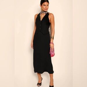 RIXO Black Kimmy Dress